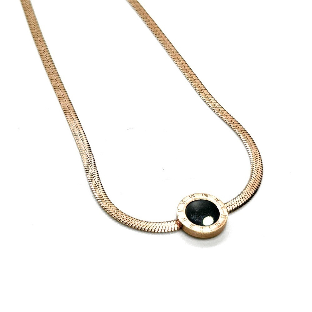 NWOT Stainless steel 18 K Rose Gold plated necklace 16” with 2” extension